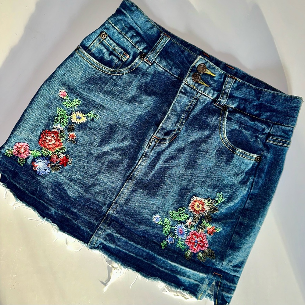 Mary Kate and Ashley Embroidered denim Denim